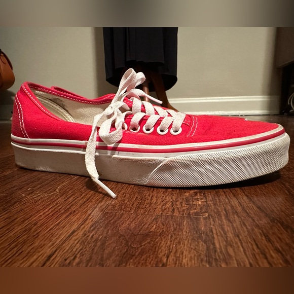 Vans Authentic Red low top Sneakers - Picture 10 of 10